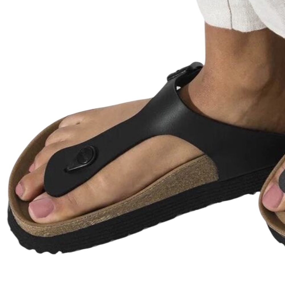 Birkenstock Gizeh Birko-Flor Sandal | Black |
Size EU 37 = US Size 6- 6 1/2